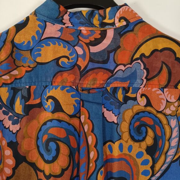 Finley Maxi Shirt Dress Large Belted Roll Tab Sleeve Classic Feminine Tailored - Picture 9 of 10